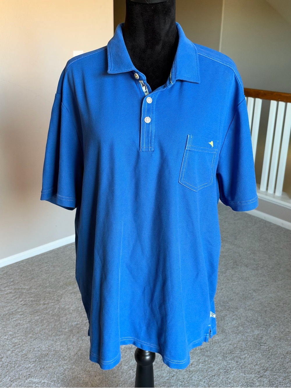 Tommy Bahama Island Zone short-sleeve polo royal blue Size XXL